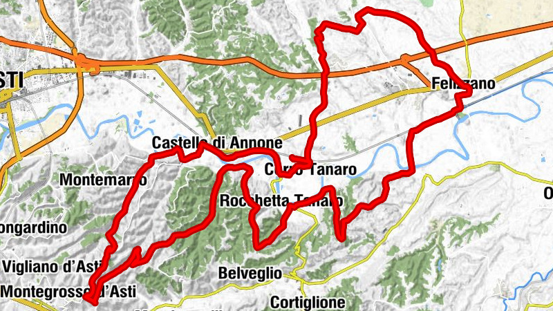 Cerro Tanaro - Castello di Annone - Rocca d'Arazzo - Veterana