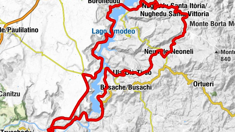 San Pietro Apostolo - Santa Maria Salomè - Valico Santa Vittoria - Fordongianus