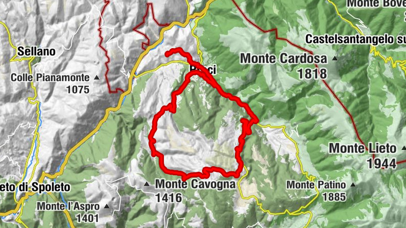Il Collaccio - La taverna del ponte - Chiesa di Santa Maria della Pietà - Chiesa di San Martino