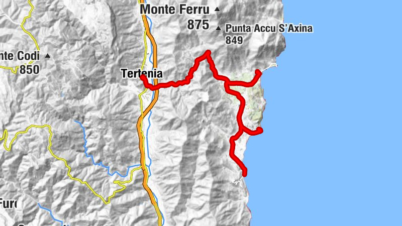 Tertenia - Is Erriolus - Marosini - Abb'E Eranu