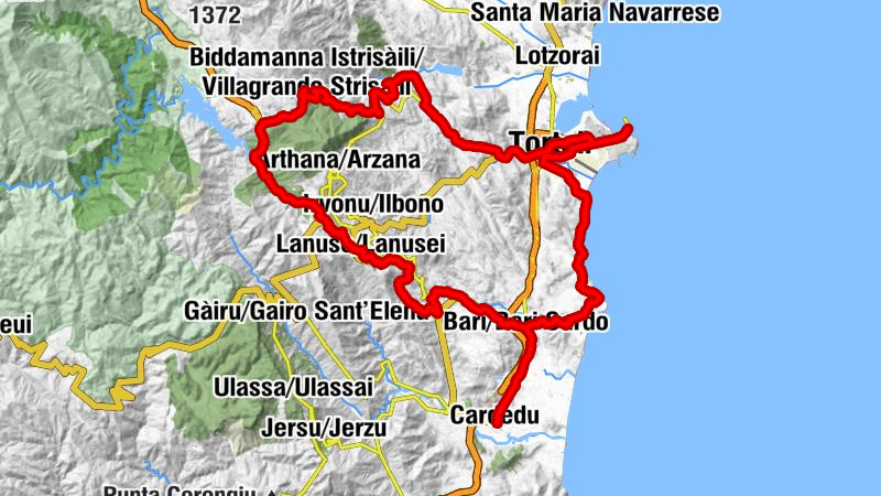 Cardedu - Chiesa di San Paolo Apostolo - Cattedrale di Santa Maria Maddalena - Valico Strisaili