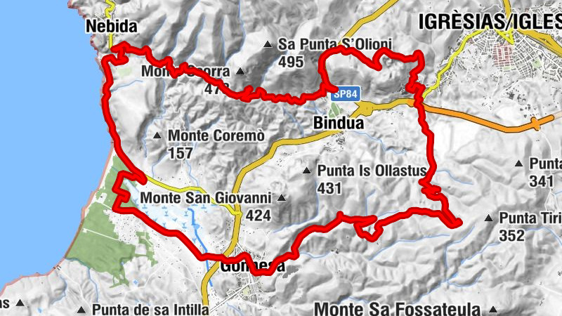 S'anninnia - Igrèsias/Iglesias - Monte Agruxiau - Gonnesa
