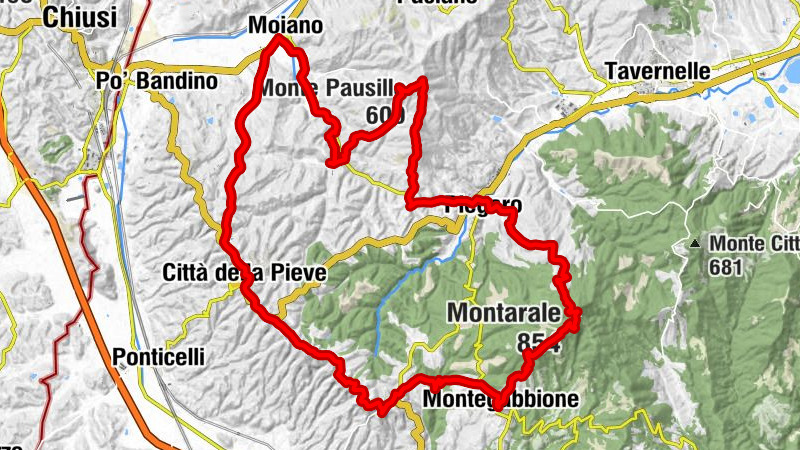 Moiano - Monte Pausillo - Montarale - Madonna di Canale