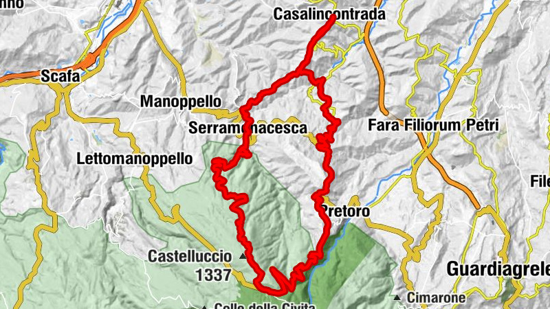 Casalincontrada - Chiesa di San Rocco - Chiesa DI Santa Maria Assunta - Passo Lanciano