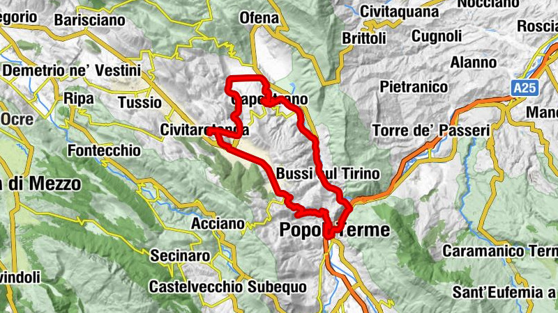 Capestrano - Ristomacelleria Tirino - Chiesa della Madonna del Rosario - Chiesa di Santa Maria della Pace