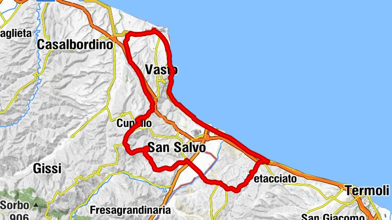 Petacciato - Montenero - San Salvo - Ramignano - Vasto