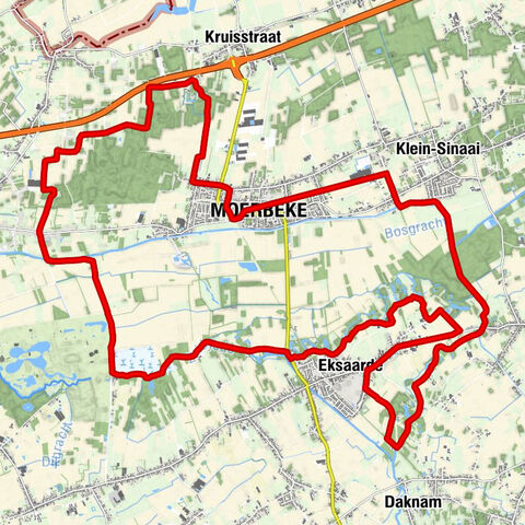 Moerbeke - Ommegangkapel II - Ommegangkapel III - Ommegangkapel IV