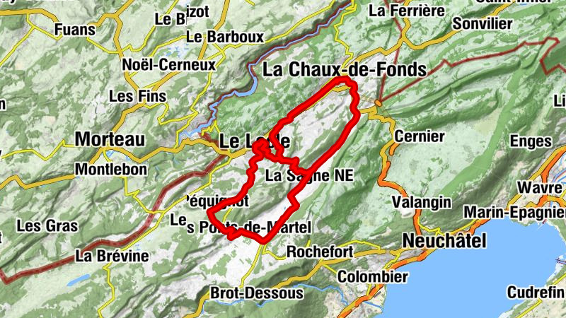 La Chaux-de-Fonds - Église du Locle - Centre Evangélique Jaluse - Cascade