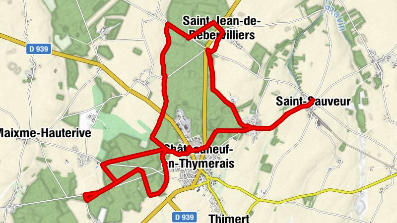 Saint-Sauveur - Bigeonnette - Châteauneuf-en-Thymerais - Église Saint-Jean-Baptiste-Saint-Jean-l'Évangéliste