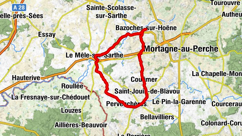 Église Saint-Pierre - Église Notre-Dame-de-l'Assomption - Église Saint-Jouin - Bazoches-sur-Hoëne