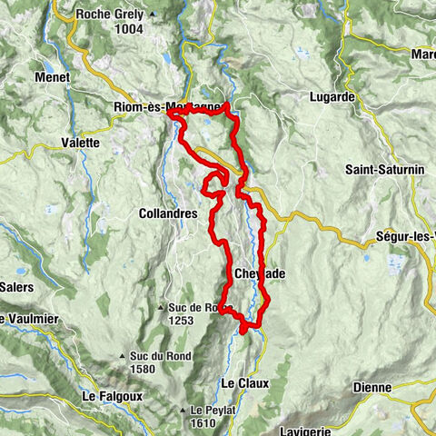 Riom-ès-Montagnes - La Rodde - Le grand hôtel de la vallée - Église Saint-Georges