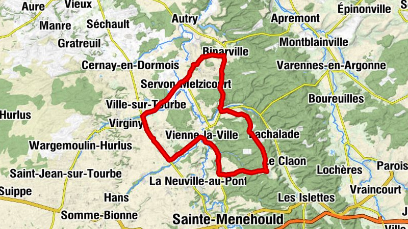 Binarville - Église Saint-Denis - Église Sainte-Madeleine - Servon-Melzicourt