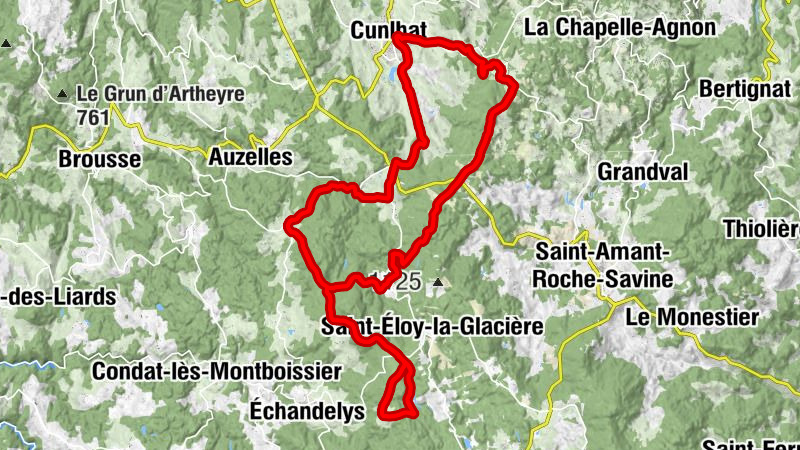 Puissochet Fournioux - Cunlhat - Viallard - Le Gaz Trop