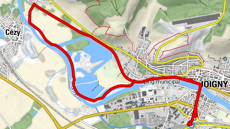 Joigny - Saint-Aubin-sur-Yonne - Cézy