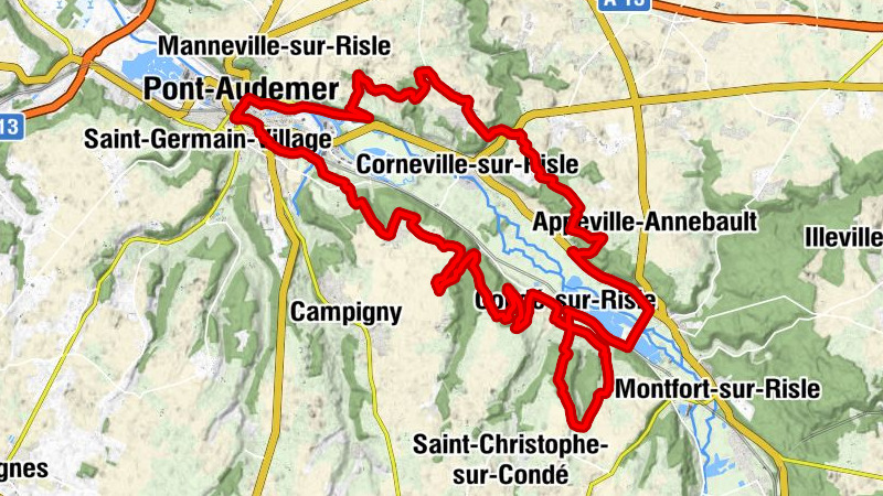 Pont-Audemer - Condé-sur-Risle - Église Saint-André - Annebault