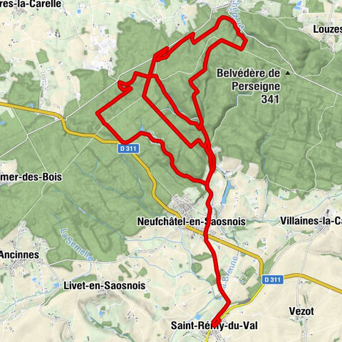 La Pomme d'Or - Neufchâtel-en-Saosnois - Ricouillet - Saint-Rémy-du-Val