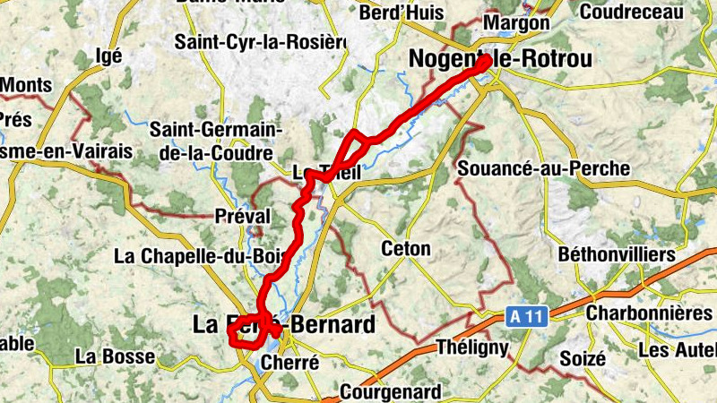 Nogent-le-Rotrou - Église Saint-Hilaire - Église Notre-Dame de l'Assomption - Église Saint-Antoine-de-Rochefort