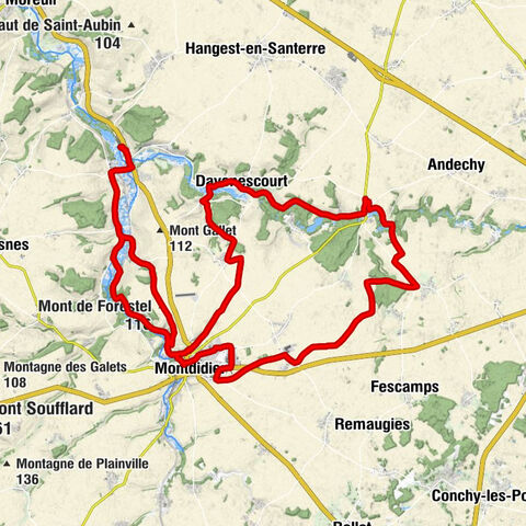 Le Hamel - Mont de Forestel - Église Saint-Pierre - Église Saint-Martin