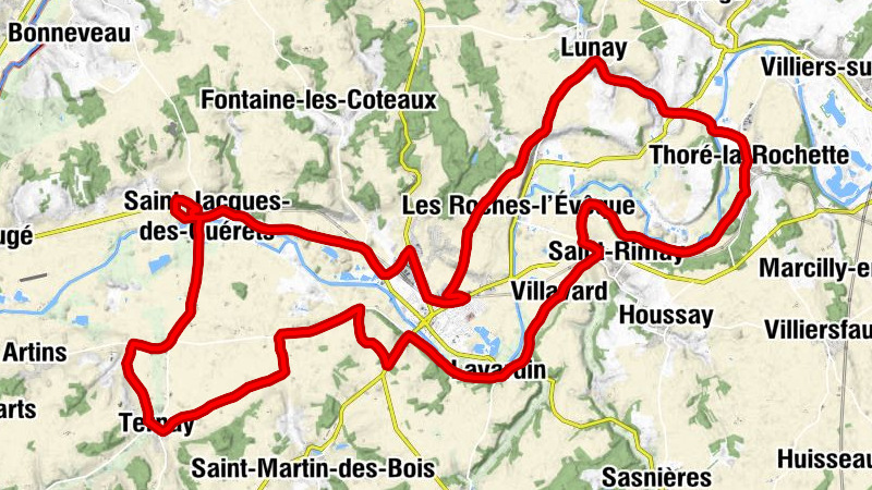 Lunay - Église Saint-Pierre et Saint-Paul - Église Saint-Genest - Église Saint-Martin