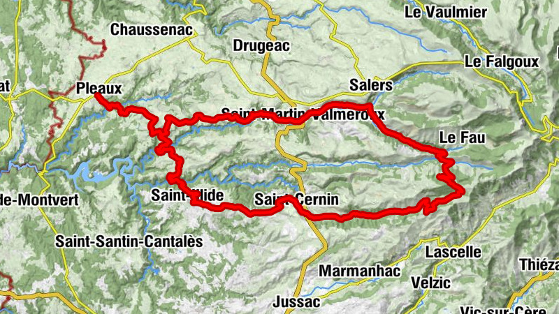 Pleaux - Le Verdier - Lavergne - Gîte et Station du Col de Légal