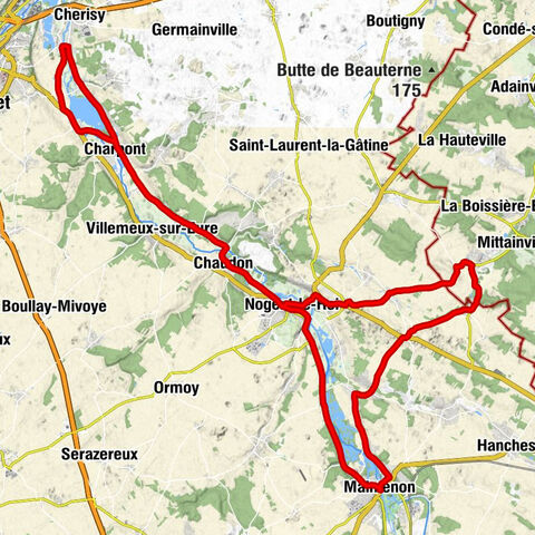 Les Pâtis - Église Saint-Lucien - Église Saint-Sulpice - Senantes