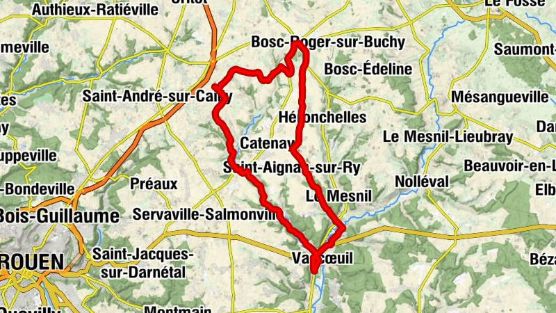 Longuerue - Vieux-Manoir - Église Saint-Médard et Saint-Godard - Église Sainte-Croix - Église Saints-Pierre-et-Paul