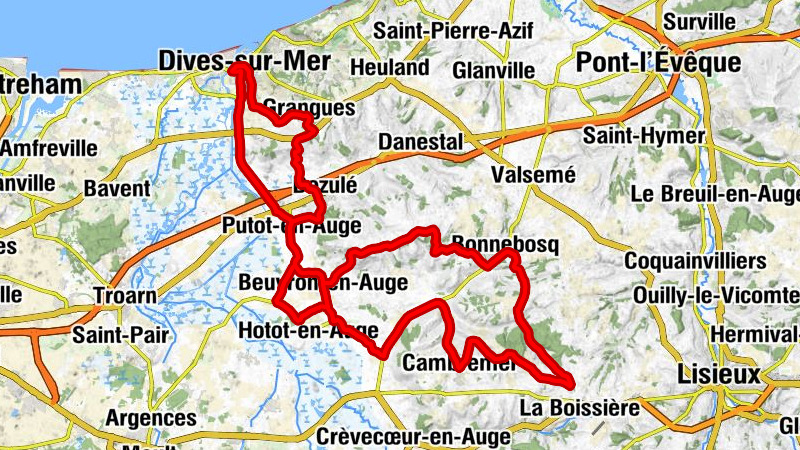 Dives - Cabourg - Église Saint-Pierre - Mont Sens - Église Notre-Dame-de-l'Assomption