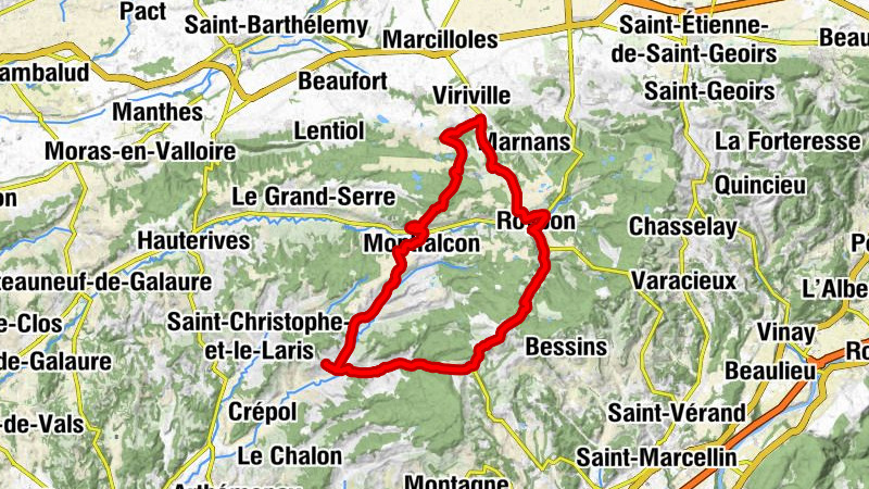 Église Saint-Sévère - Église Saint-Jean-Baptiste - Col de la Madeleine - Miribel