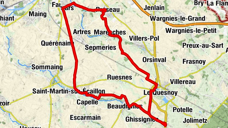 Louvignies-Quesnoy - Église Saint-Éloi - Beaudignies - Bermerain