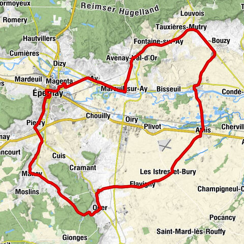 Avize - Église Saint-Rémi - Église Saint-Trésain - Église Saint-Hilaire