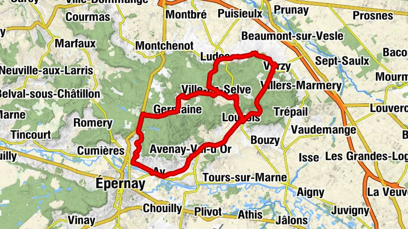 Verzenay - Église Saint-Trésain - Mont Sinaï - La Renarde