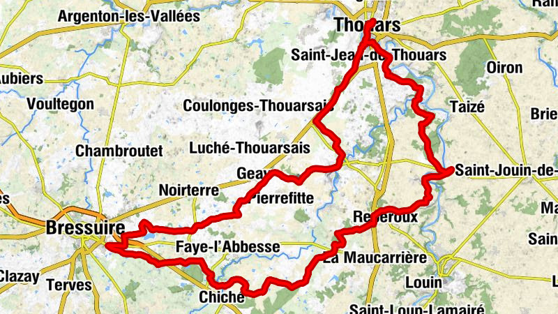 Thouars - Église Saint-Médard - Église Saint-Pierre - Église de la Sainte Trinité