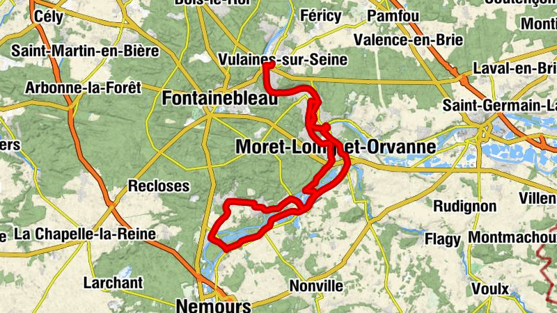 Vulaines-sur-Seine - Samoreau - Église Notre-Dame-de-l'Assomption - Aux Tilleuls - Église Saint-Mammès