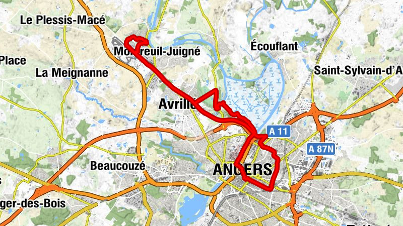 Angers - Avrillé - Le Haut Coudray - Grée du Ruau