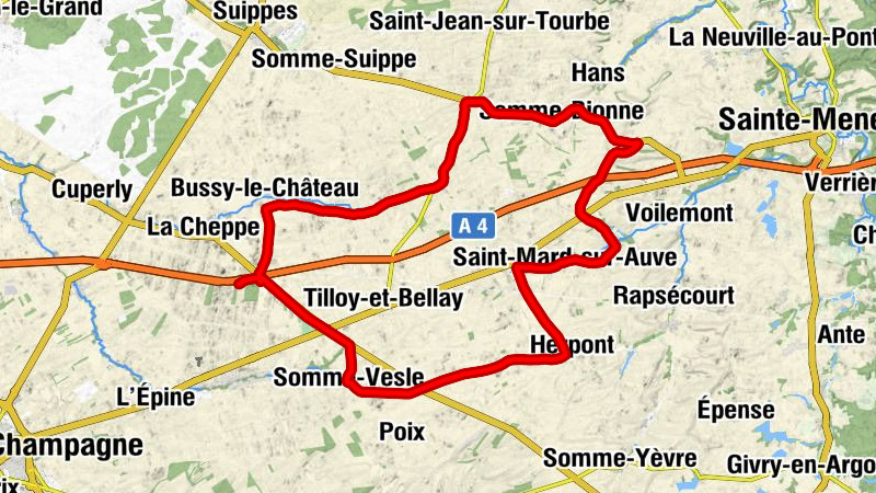 Saint-Remy-sur-Bussy - Église Saint-Sylvin - Église Saint-Martin - Somme-Vesle
