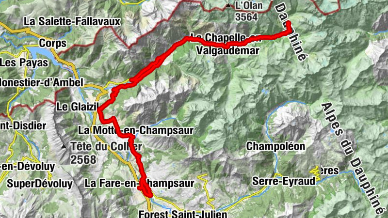 La Fare-en-Champsaur - Chapelle Saint-Pierre-et-Saint-Paul - église Sainte-Anne - Chalet Hôtel Refuge du Gioberney