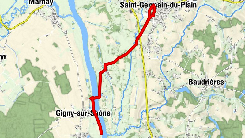 Saint-Germain-du-Plain - Le P'tit Goret - Moulin du Nassey - Le Phoenix