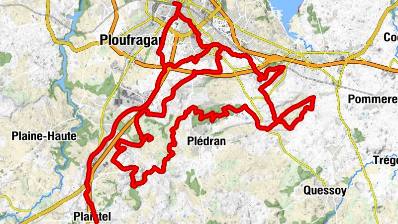 Plaintel - Le Vau Ballier - Ploufragan - Saint-Brieuc