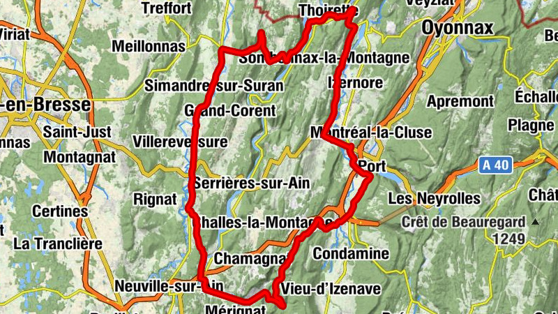 Nurieux - Tam Tam's - Col de Matafelon - col de Matafelon