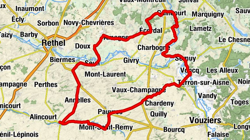 Juniville - Église Saint-Rémi - Église Saint-Brice - Église Saint-Nicolas