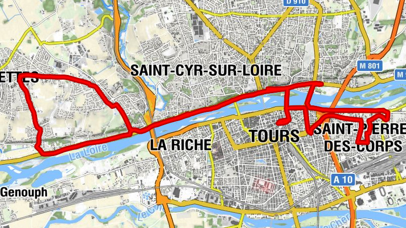 Fondettes - La Riche - Tours - Saint-Pierre-des-Corps