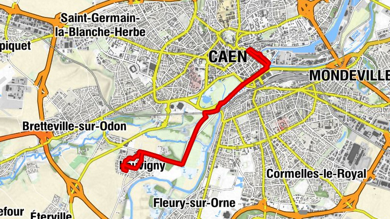 Louvigny - Saint-Gilles - Caen