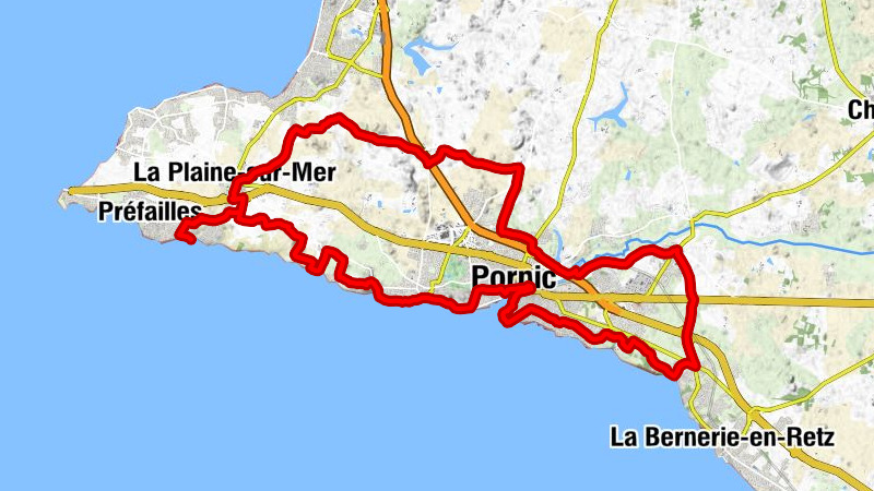 Pornic - Église Sainte-Marie - Église Saint-Pierre - La Plaine-sur-Mer