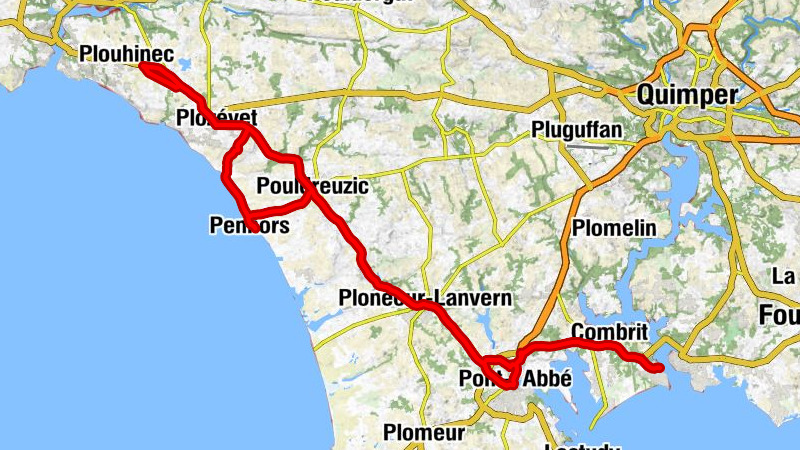 Sainte-Marine - Le Roz - Église Saint-Énéour - Église Saint-Faron et Saint-Fiacre