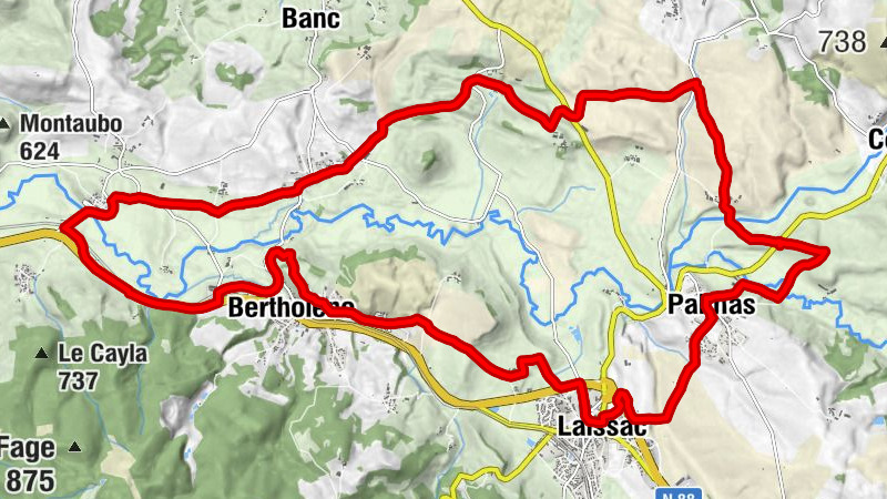 Bertholène - La bascule - Église Saint-Vincent - Montrozier