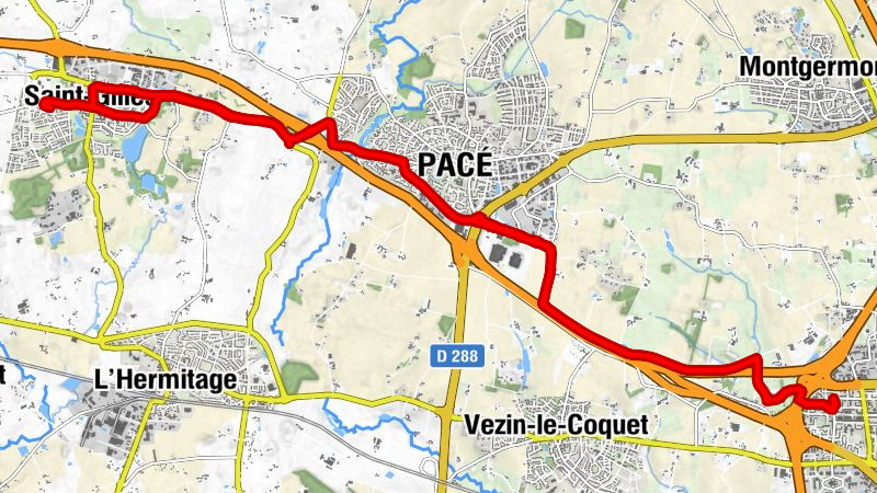 La Saudrais - Église Saint-Pierre - Pacé - Le Cormier