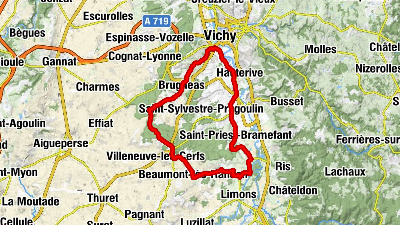 Port de Ris - Église Saint-Martin - Église Saint-Pierre-ès-Liens - Mons