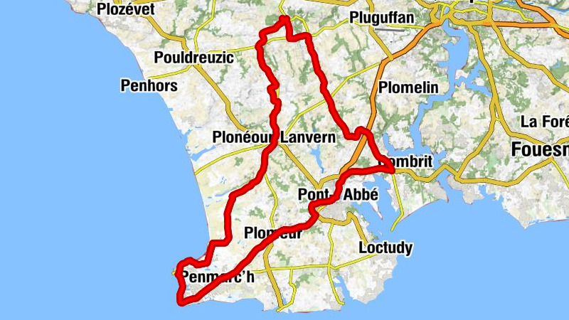 Église Saint-Pierre - Église Saint-Énéour - Chapelle Notre-Dame-de-Tronoën - Église Saint-Nonna