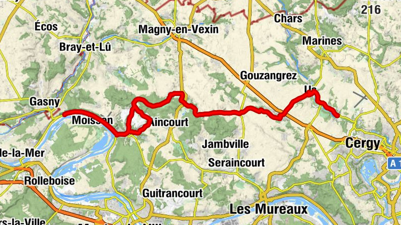 Montgeroult - Courcelles - Église de la Nativité de la Vierge - Église Notre-Dame-de-l'Assomption - Église Troglodytique de l'Annonciation