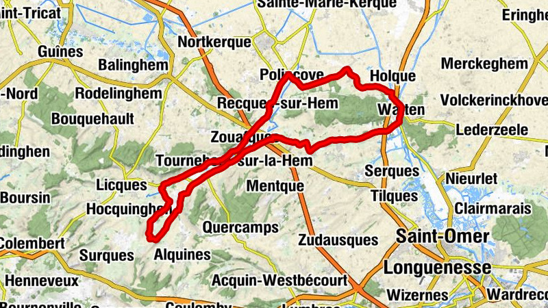 Église Saint-Folquin - Église Saint-Médard - Chapelle Notre-Dame des Neiges - Église Saint-Joseph